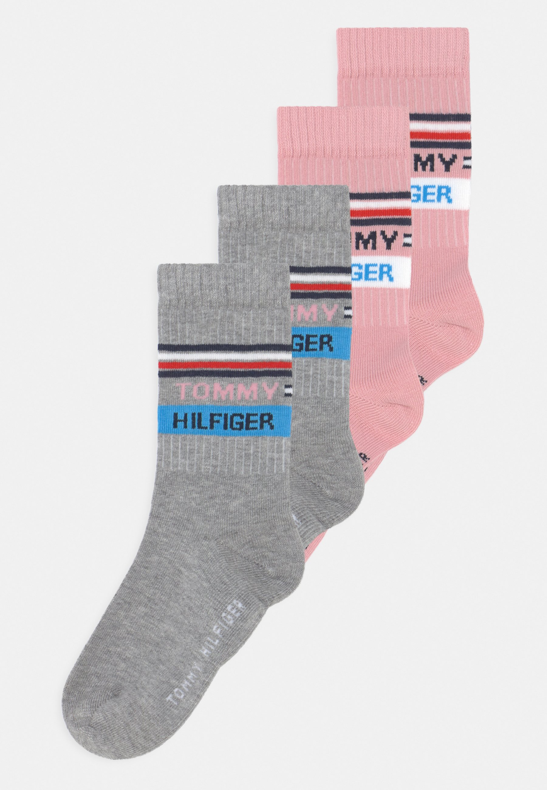 Pack 2 Calcetines Kids Fine Stripe Rosa Tommy Hilfiger Niño Pack 2 Calcetines Kids Fine Stripe Rosa Tommy Hilfiger Niño